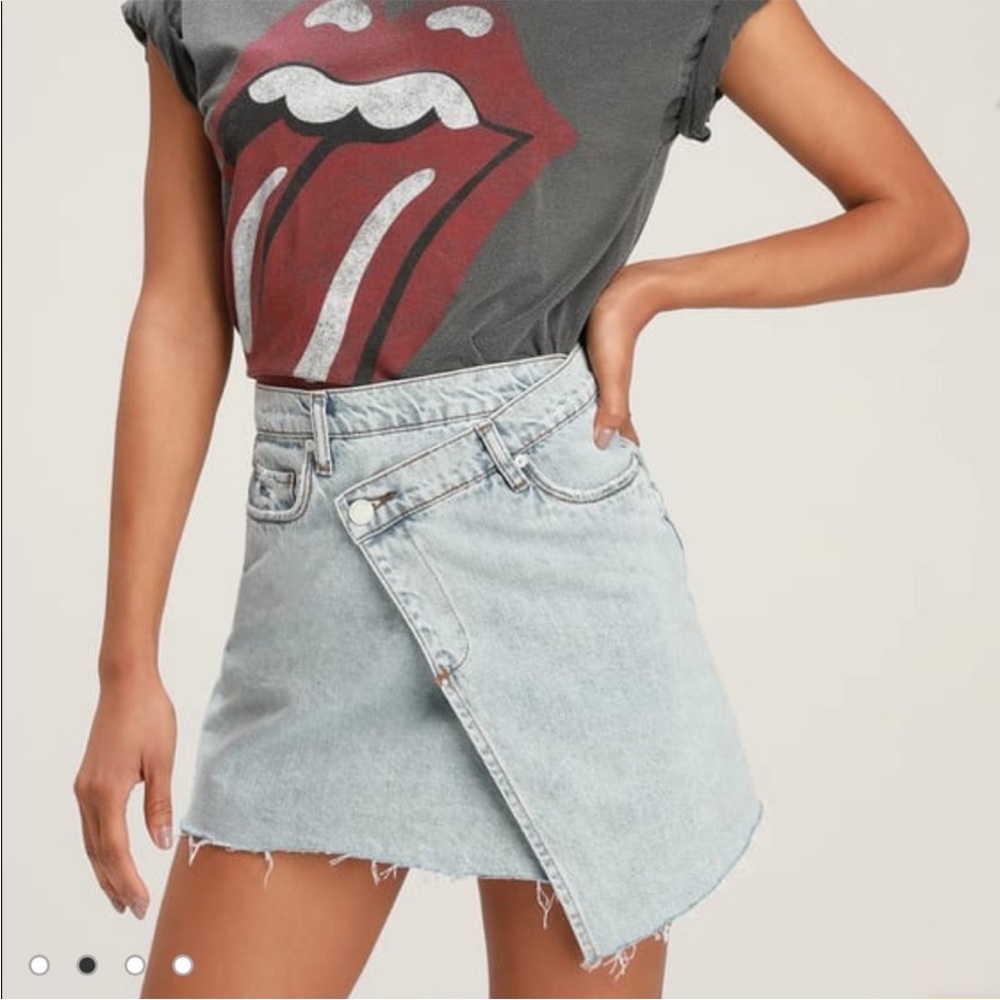 BLANKNYC Asymmetrical wrap skirt